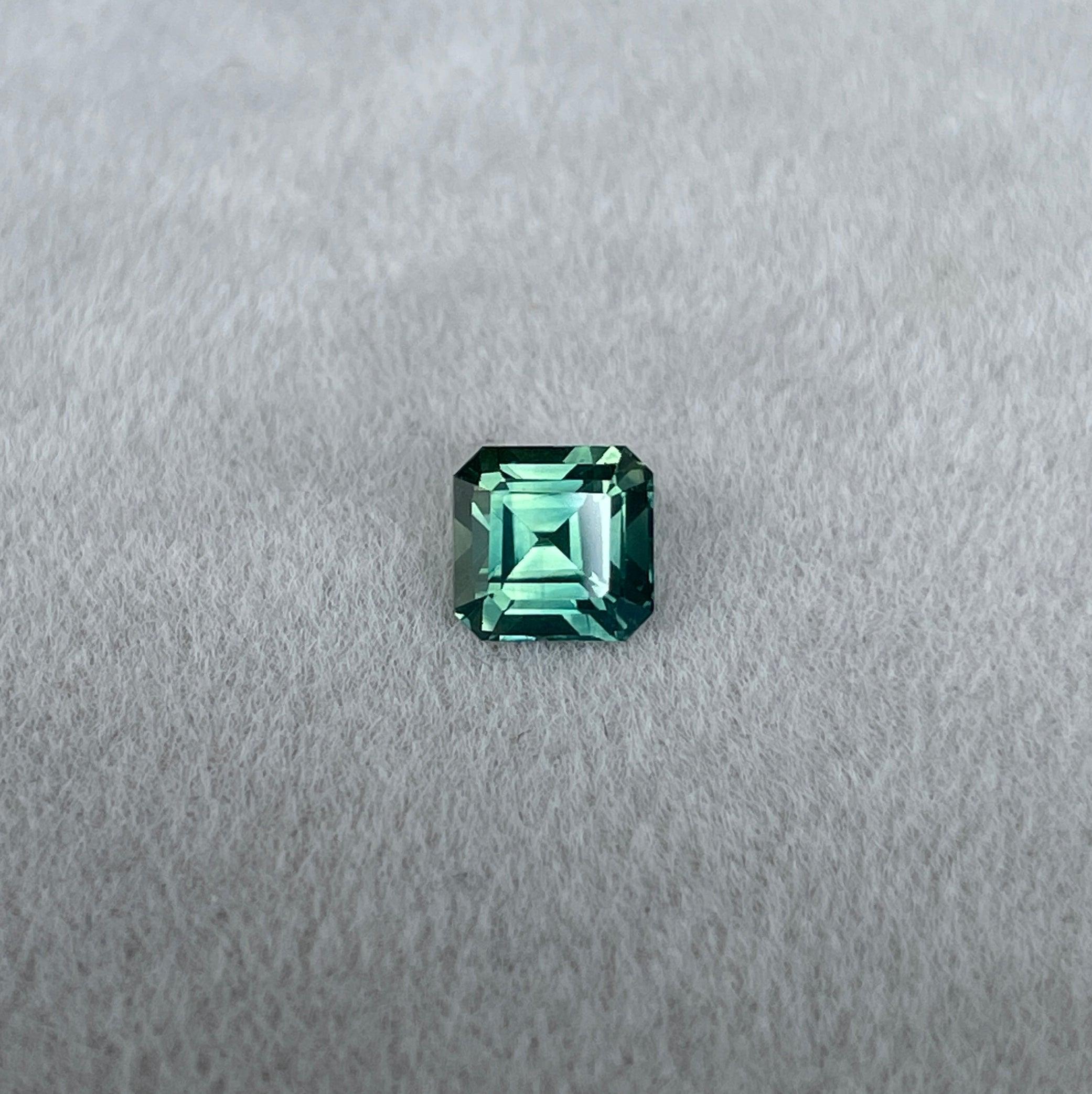 natural green sapphire gemstone
